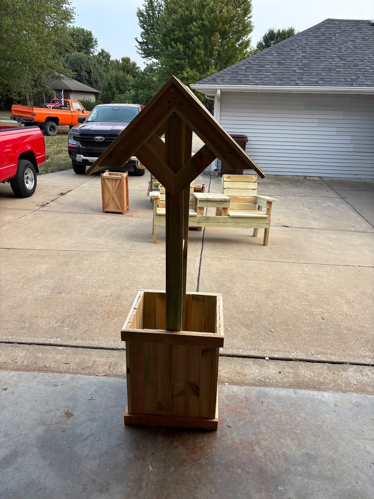 Wishing Well Planter